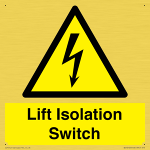 Lift Isolation Switch